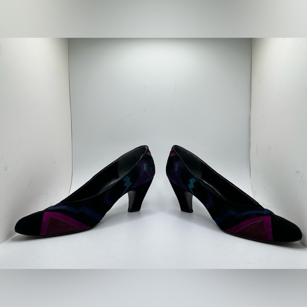 80s Colorful Designer Pumps, Stuart Weitzman for Mr Seymour 😍🤩❤️ - Picture 6 of 16